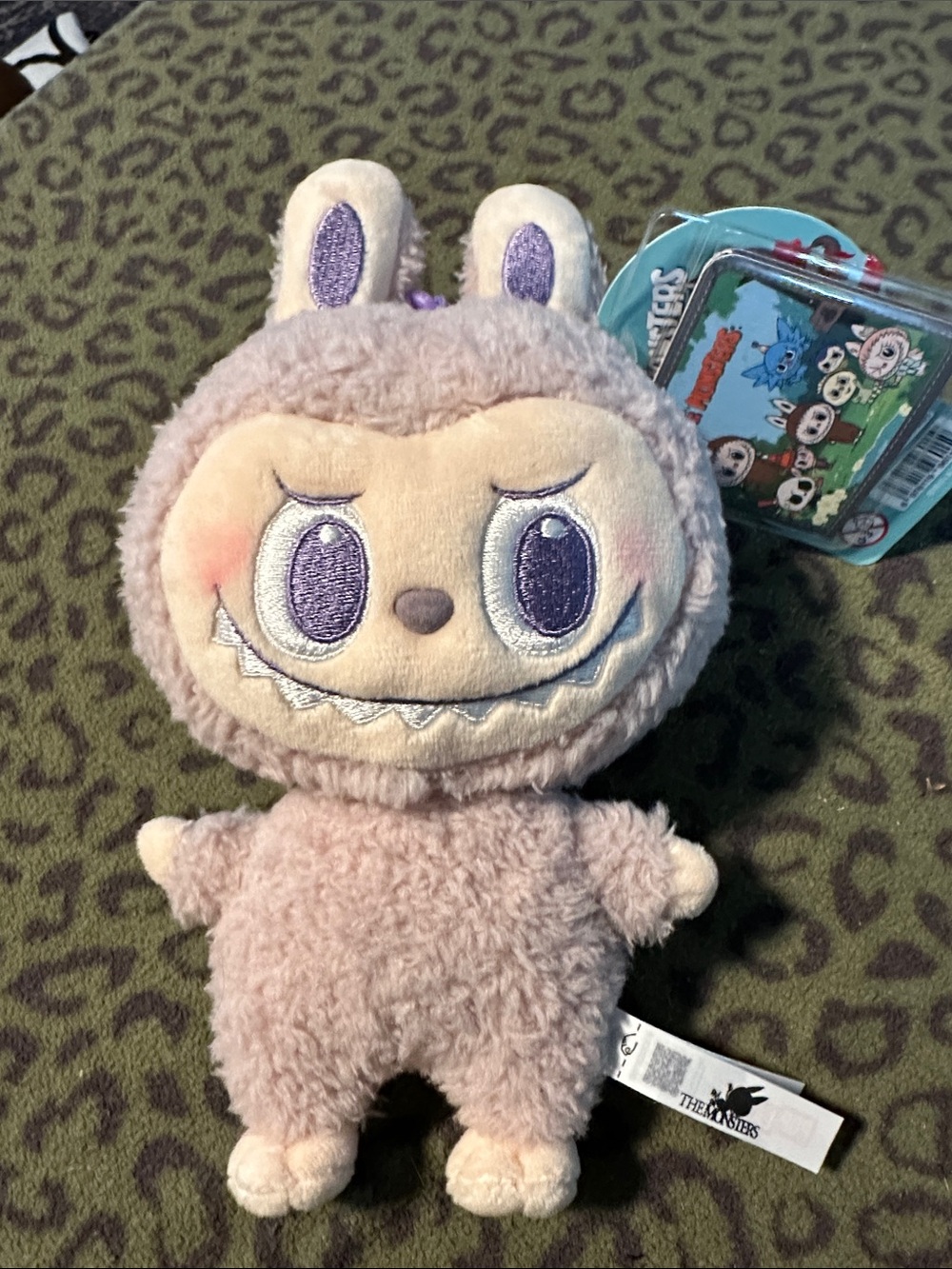 The Monsters Labubu Plush Light Purple